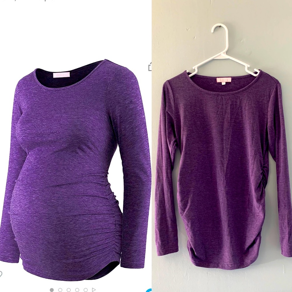 Maternity Med. Bodycon Long Sleeve TShirt